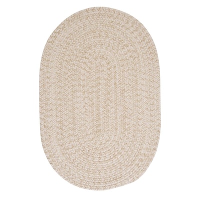 Cicero Natural 7 ft. x 9 ft. Oval Braided Area Rug