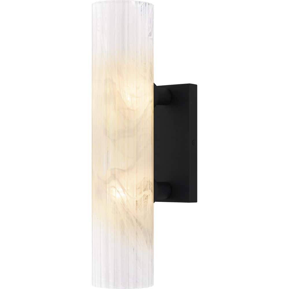 Curran 2-Light Matte Black Wall Sconce price history on PriceWatchPro