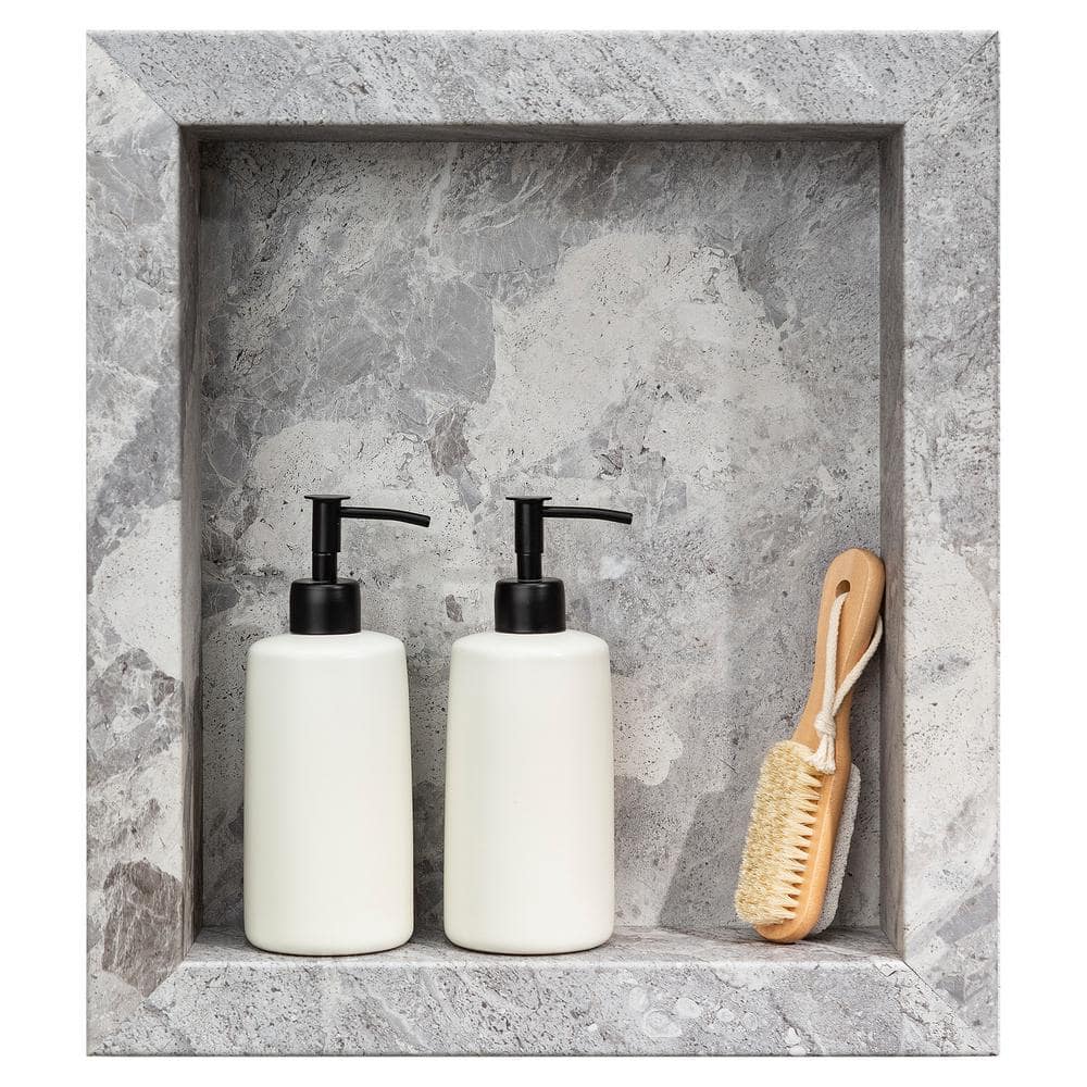 Silver Lake Vinyl Waterproof Shower Niche Insert