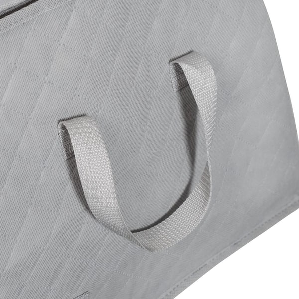 Pillow Storage Bag Non Woven Tote Zipper Clear Bags Home Organizer Saving  Space