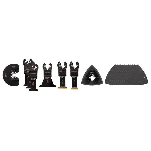 Milwaukee - Oscillating Multi-Tool Blade Kit (20-Piece) with Tool Pouch