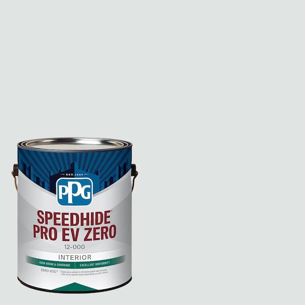 PPG Speedhide Pro EV Zero 1 gal. PPG1036-1 Gray Glimpse Flat Interior Paint