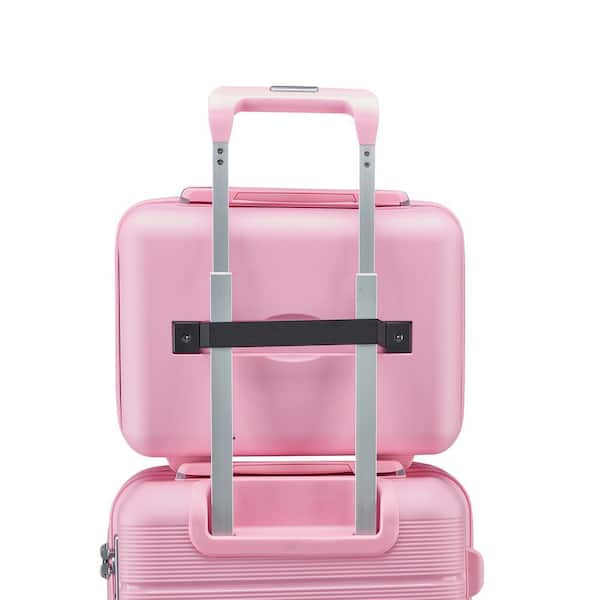 OLUMAT 4-Piece Pink Security and Convenience Luggage Set FO-LS-003
