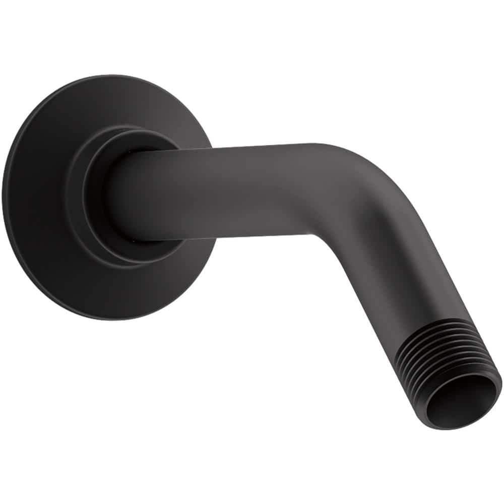 Essential™ Shower Series  7 Linear Round Wall Mount Shower Arm And Flange