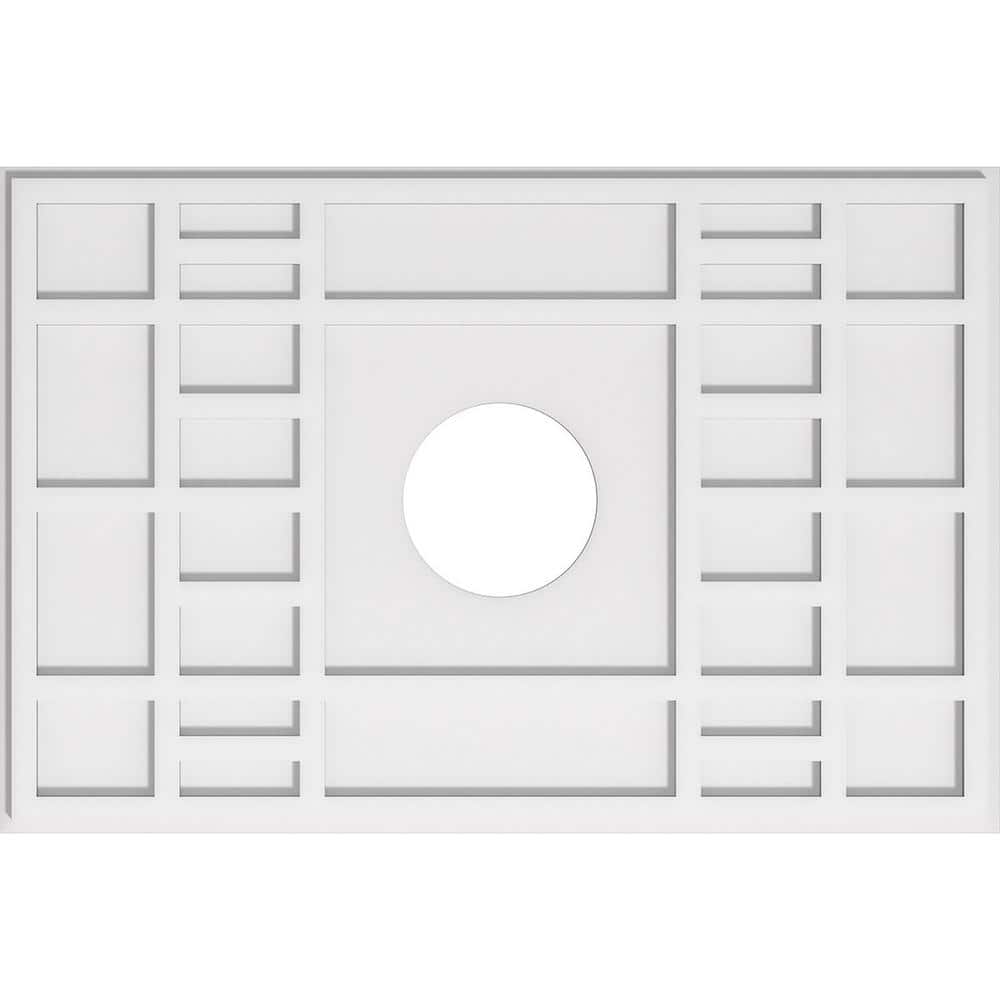 36 in. W x 24 in. H x 7 in. ID x 1 in. P Beaux Architectural Grade PVC Contemporary Ceiling Medallion price history on PriceWatchPro