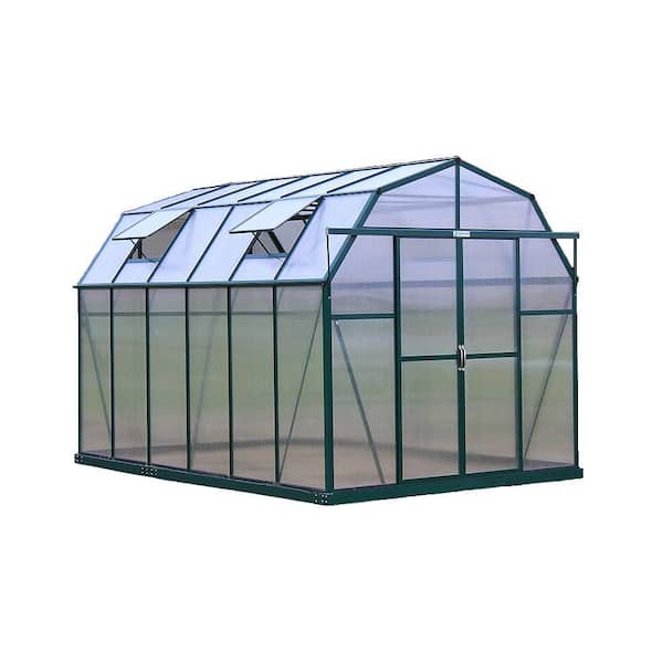 Grandio Greenhouses Elite 8 ft. W x 12 ft. D x 8 ft. H Heavy-Duty Aluminum Greenhouse Kit