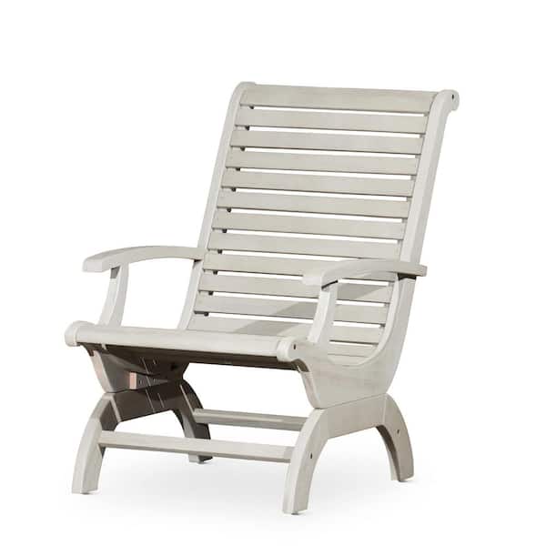 Unbranded Drif2-od Gray Eucalyptus Wood Outdoor Plantation Chair