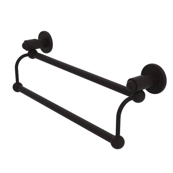 Allied Brass Soho Collection 24 in. Wall Mounted Double Towel Bar in Oil Rubbed Bronze