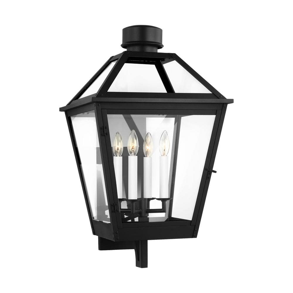 Hyannis Extra Large Textured Black Electric Lantern