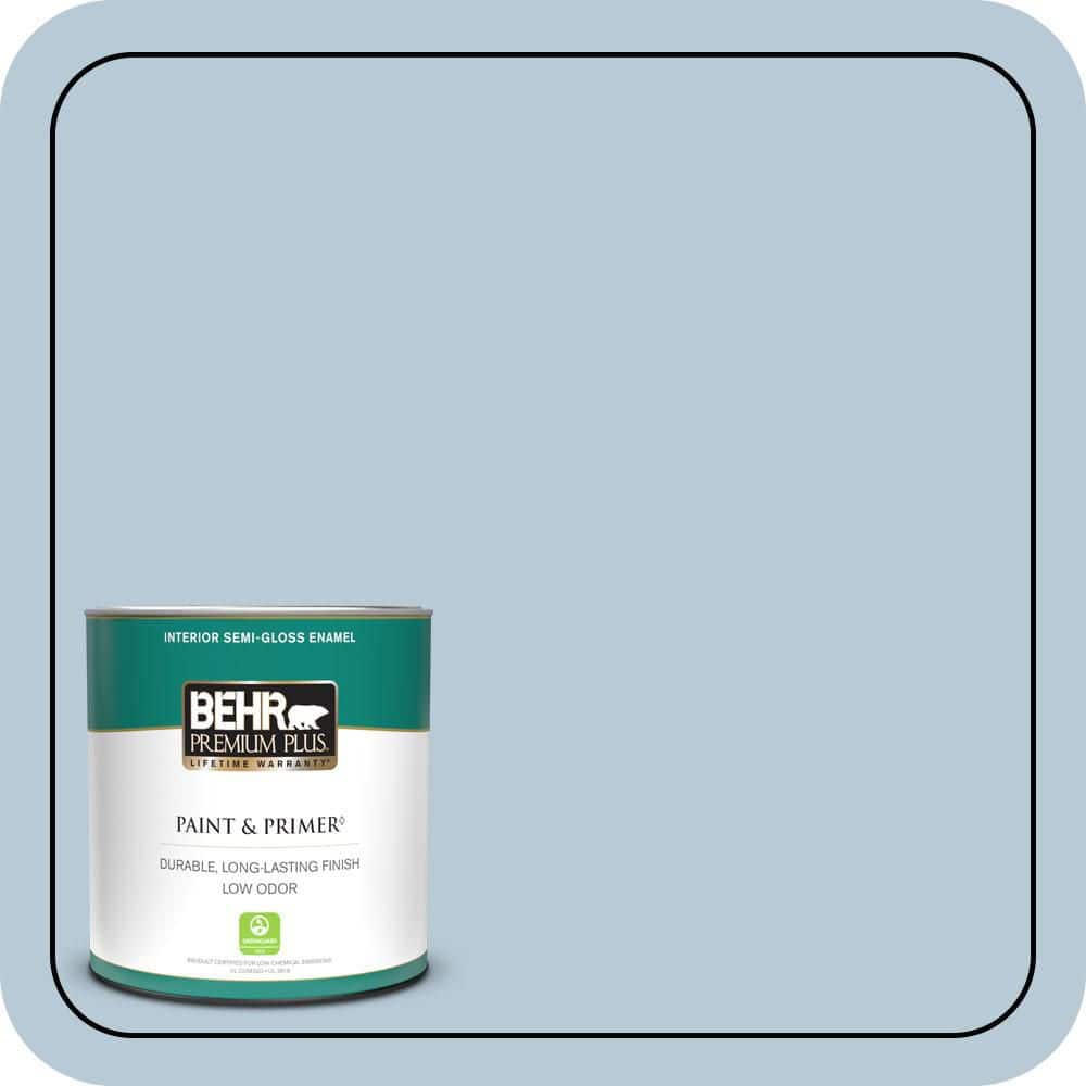 1 qt. #PPU14-15 Denim Light Semi-Gloss Enamel Low Odor Interior Paint & Primer price history on PriceWatchPro