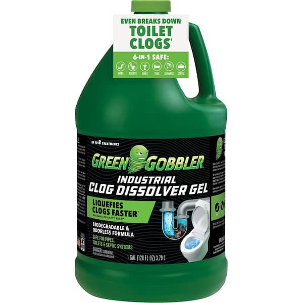 Green Gobbler 1 gal. Industrial Strength Gel Grease and Hair Clog Remover (6 Pack)
