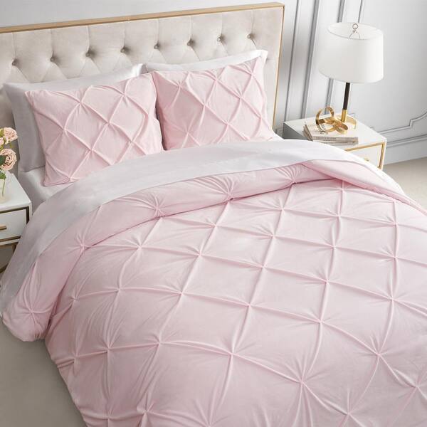 JUICY COUTURE Kiss Pleat Micro Mink 2-Piece Pale Pink Polyester