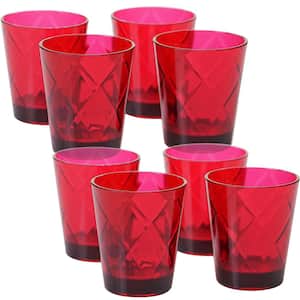 Carlisle 12 oz. SAN Plastic Stackable Tumbler in Ruby (Case of 72) 521210 -  The Home Depot