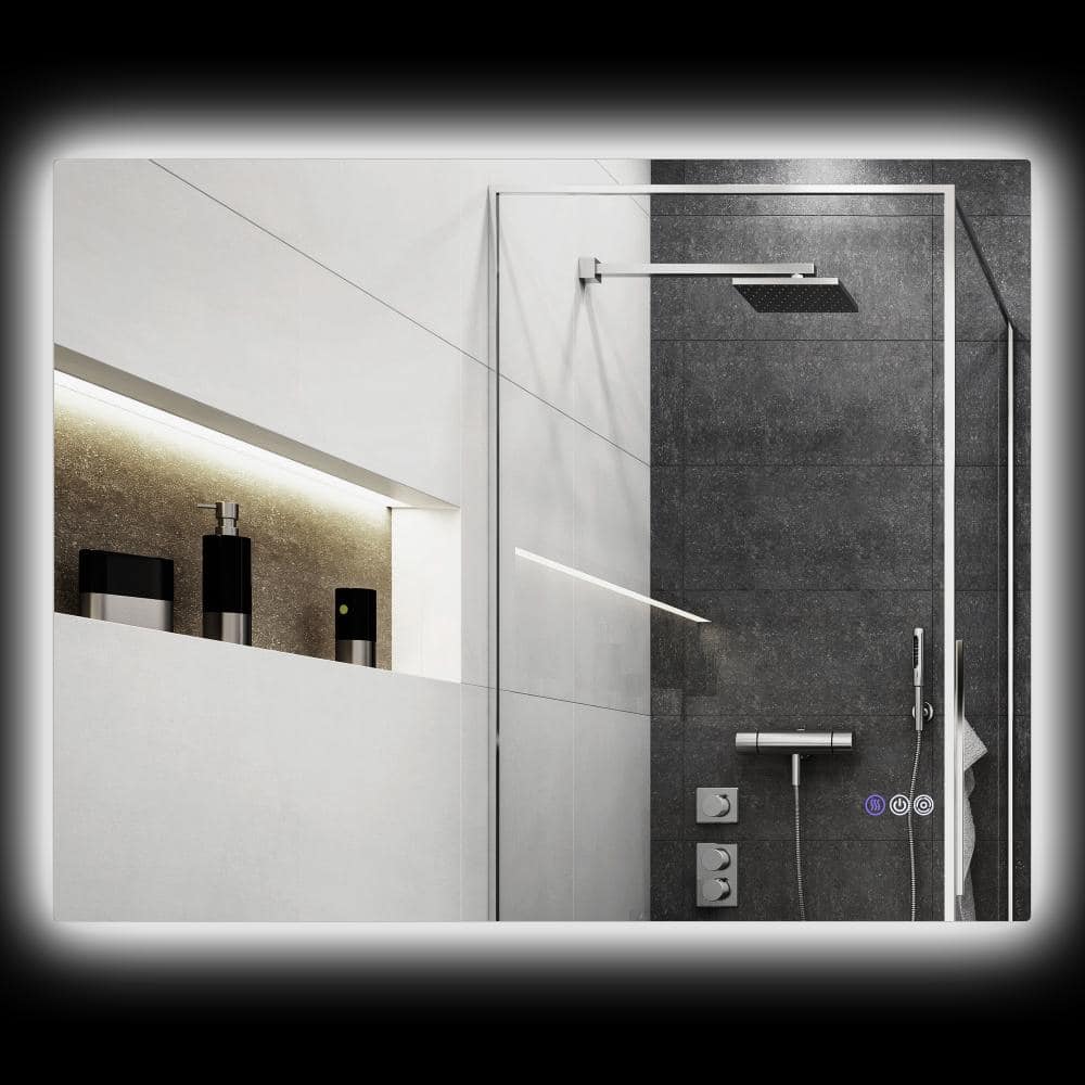 39 in. x 32 in. Anti-Fog LED Dimmable Bathroom Mirror with Light, Infinite Color Temperature, Silver price history on PriceWatchPro