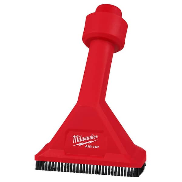 Milwaukee AIR-TIP 1-1/4 in. - 2-1/2 in. Rocking Utility Nozzle Attachment With Brushes For Wet/Dry Shop Vacuums (1-Piece)