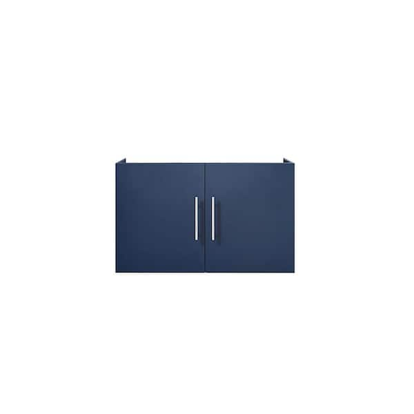 Geneva 30 in. W x 22 in. D Navy Blue Bath Vanity without Top