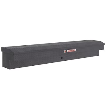 87.25 in. Gray Aluminum Long Lo-Side Truck Tool Box