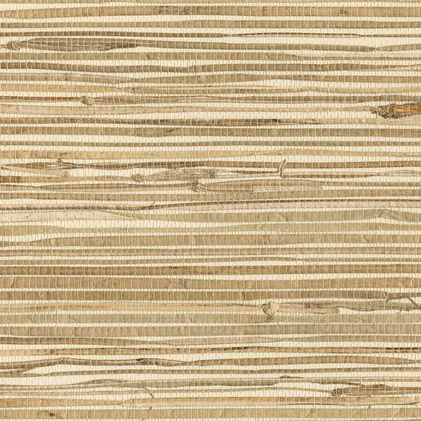 Kenneth James Kyodo Neutral Grasscloth Peelable Wallpaper (Covers 72 sq. ft.)