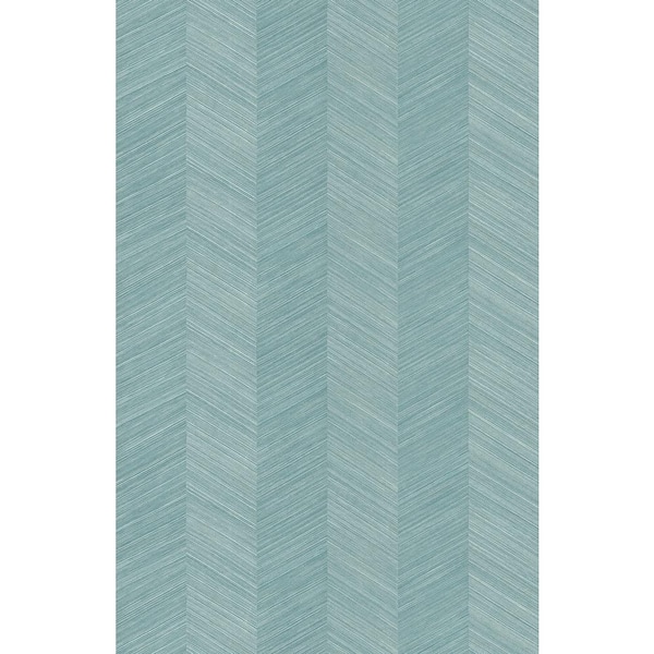 Seabrook Designs 60.75 sq. ft. Ginko Chevy Hemp Embossed Vinyl Unpasted Wallpaper Roll