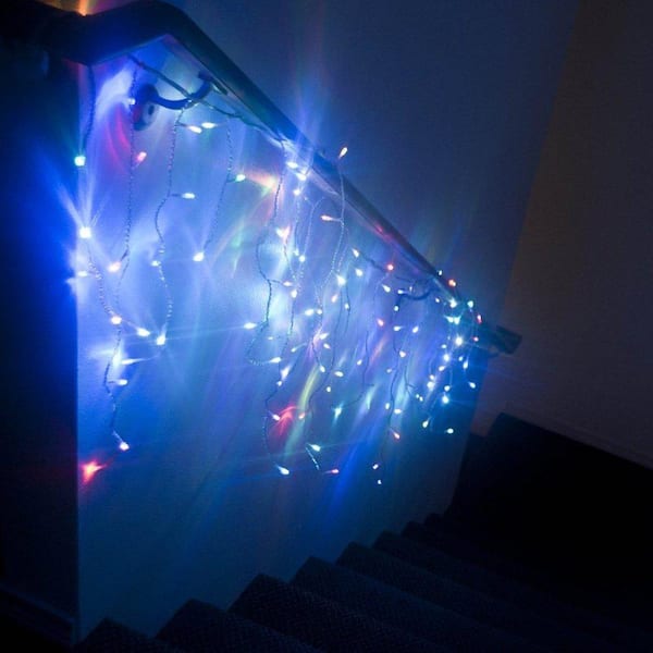 ALEKO 10 ft. 105-Light LED Multicolor Electric Powered String Lights ...