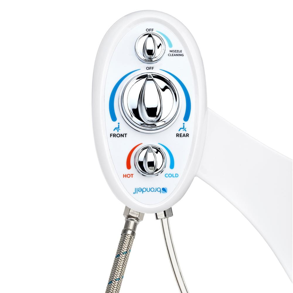 SouthSpa Left Handed Attachable Bidet System Bidet Attachment with Warm Water Temperature