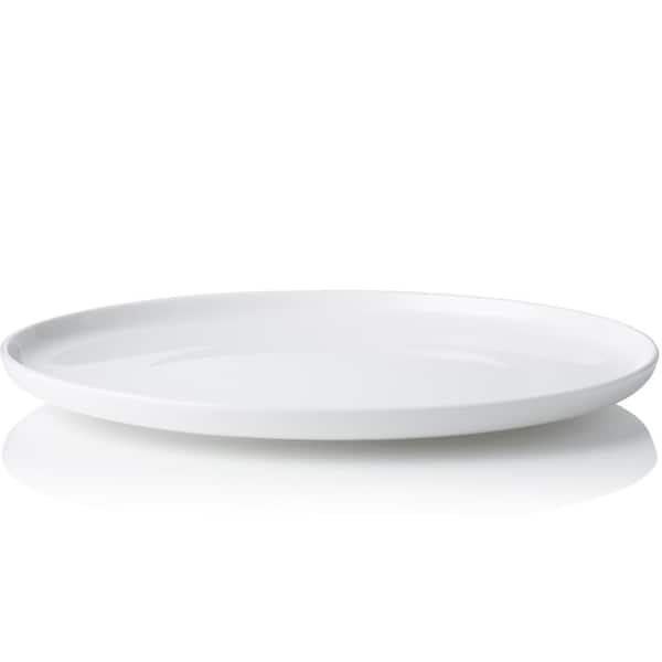 Marc Newson 10.75 in. (White) Bone China Dinner Plates, (Set of 4)