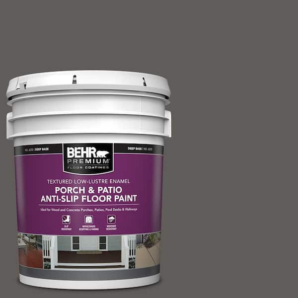 5 gal. #PPU18-19 Intellectual Textured Low-Lustre Enamel Interior/Exterior Porch and Patio Anti-Slip Floor Paint