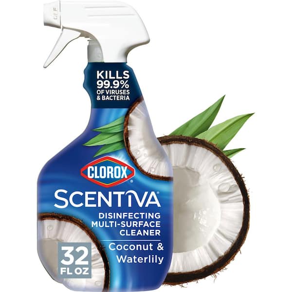 CLOROX SCENTIVA Scentiva 32 oz. Coconut and Waterlily Bleach Free All-Purpose Cleaner&nbsp;