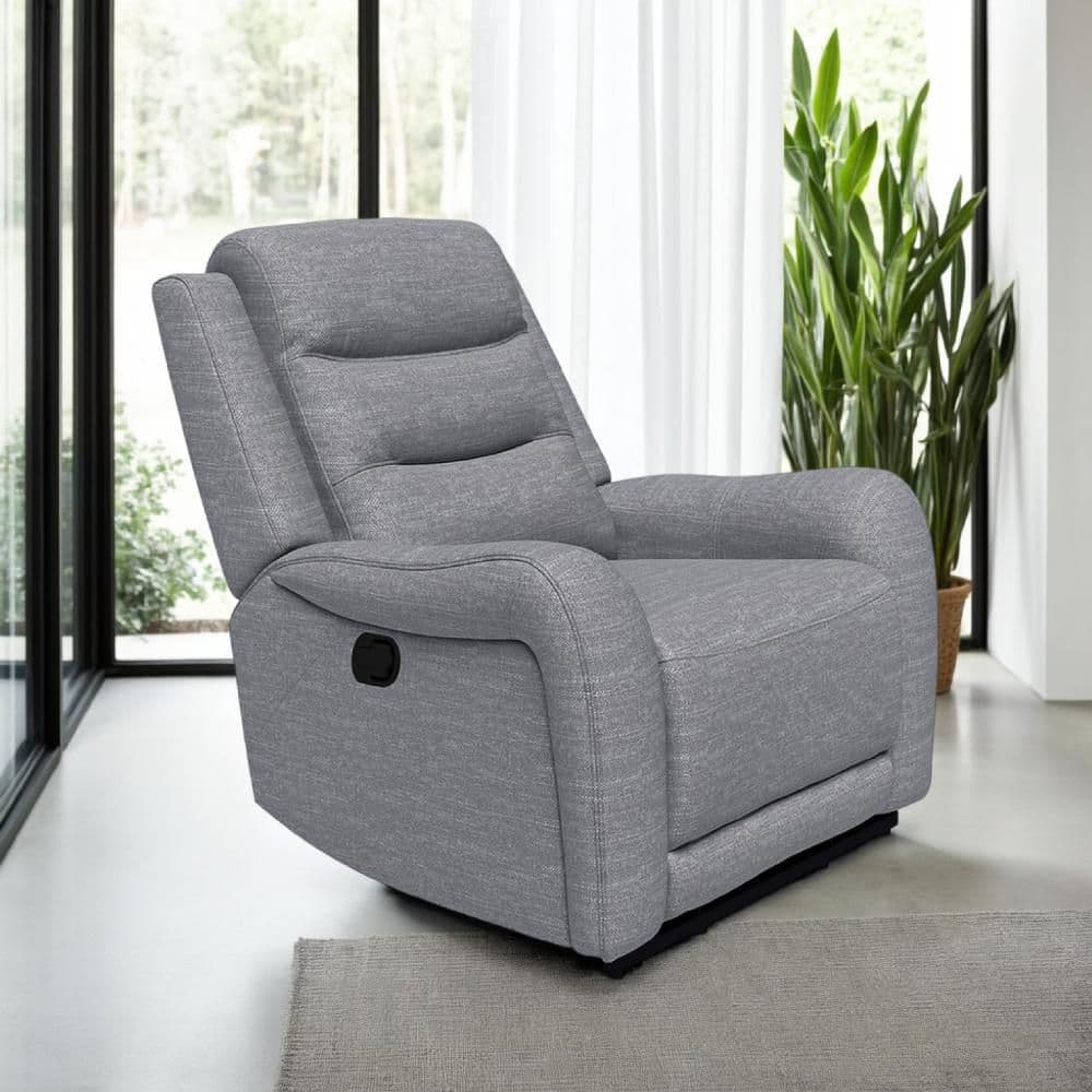 Clair Gray Fabric Glider Recliner Chair price history on PriceWatchPro