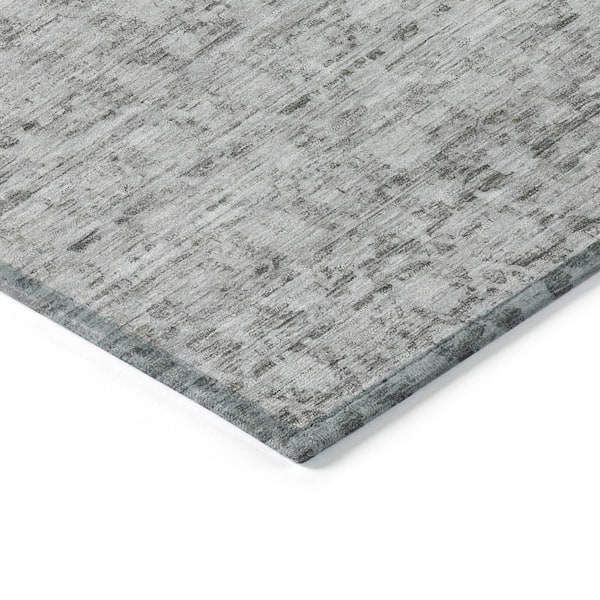 Chantille Machine Washable Indoor/Outdoor Abstract ACN1747 Gray 2 ft. x 3 ft. Accent Rug