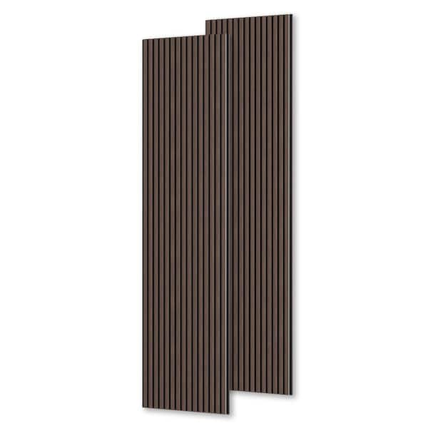 GOLDENPOLEY 0.83 in x 1.71 ft. x 8.86 ft. Clasisic Brown Finished