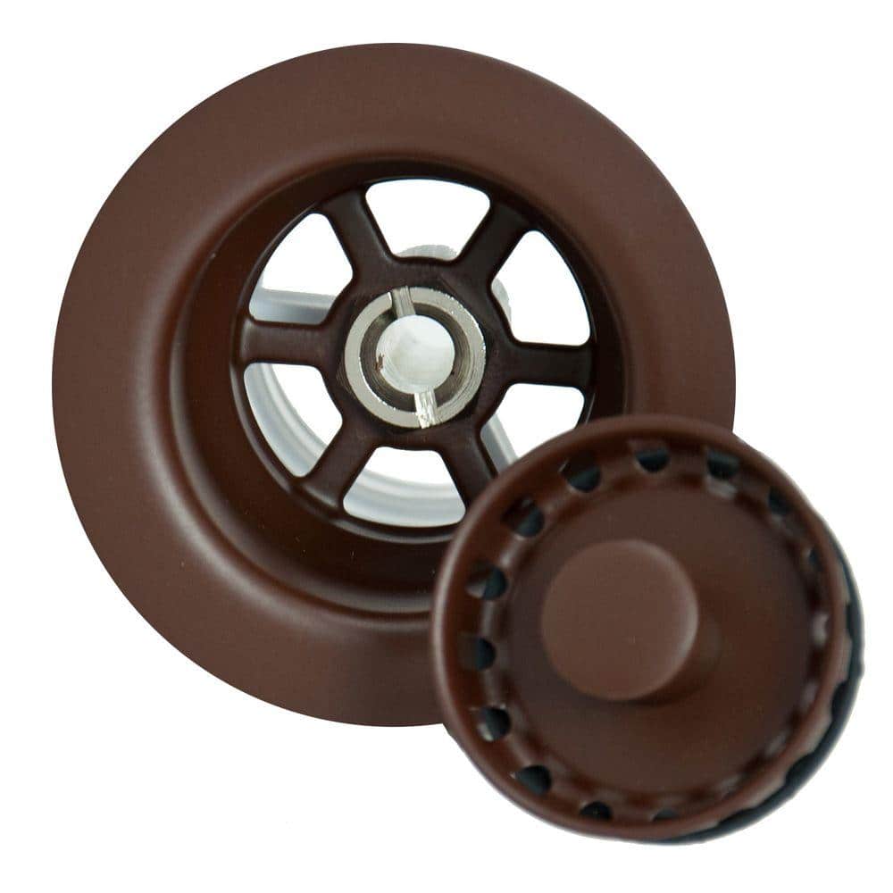 4.5 in. Bar Sink Strainer in Weather Copper