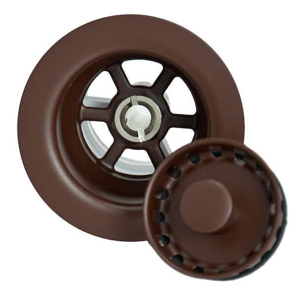 Unbranded 4.5 in. Bar Sink Strainer in Weather Copper