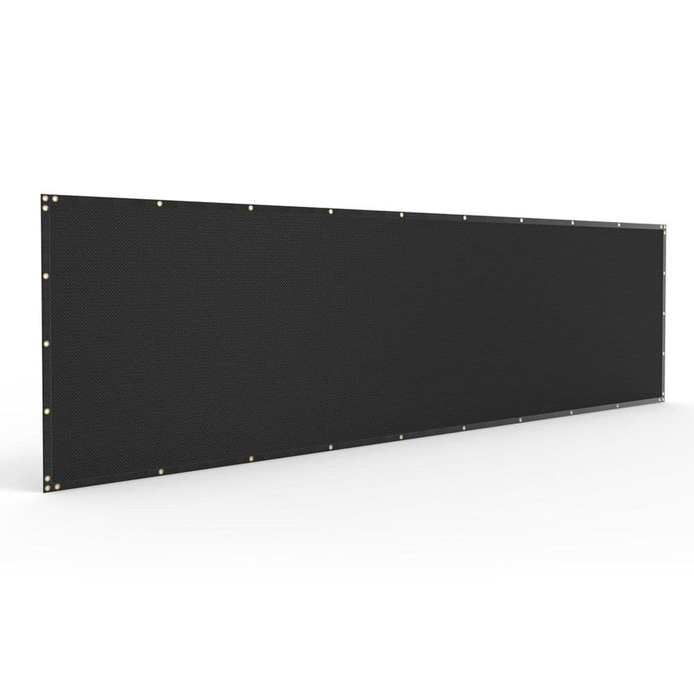 5 ft. x 20 ft. HDPE Privacy Fence Screen with Copper Grommets, 90% UV Blockage, Cable Zip Ties Included, Black price history on PriceWatchPro