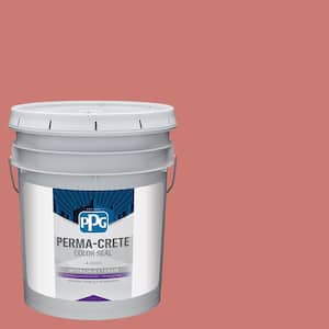 Color Seal 5 gal. PPG1057-5 Chili Pepper Satin Interior/Exterior Concrete Stain