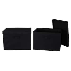 14.5 -Gal. Wide KD Storage Box with Lid Box in Black