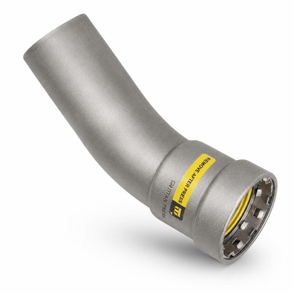 1-1/4 in. Carbon Steel FTG x Press 45° Street Elbow HNBR Gas