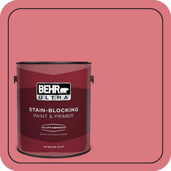 BEHR ULTRA 1 gal. #P160-4 Juicy Details Extra Durable Flat Interior Paint & Primer