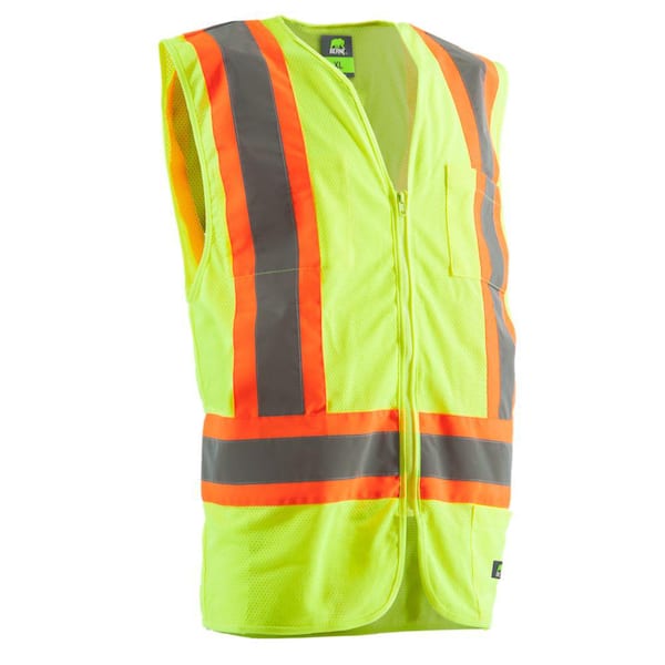 Berne Men's X-Large Hi-Visibility Multi-Color Vest