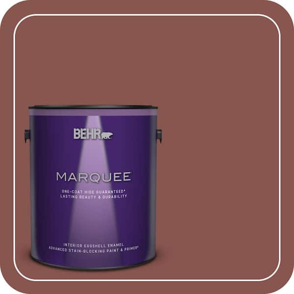 BEHR MARQUEE 1 gal. #160F-6 Boston Brick Eggshell Enamel Interior Paint & Primer