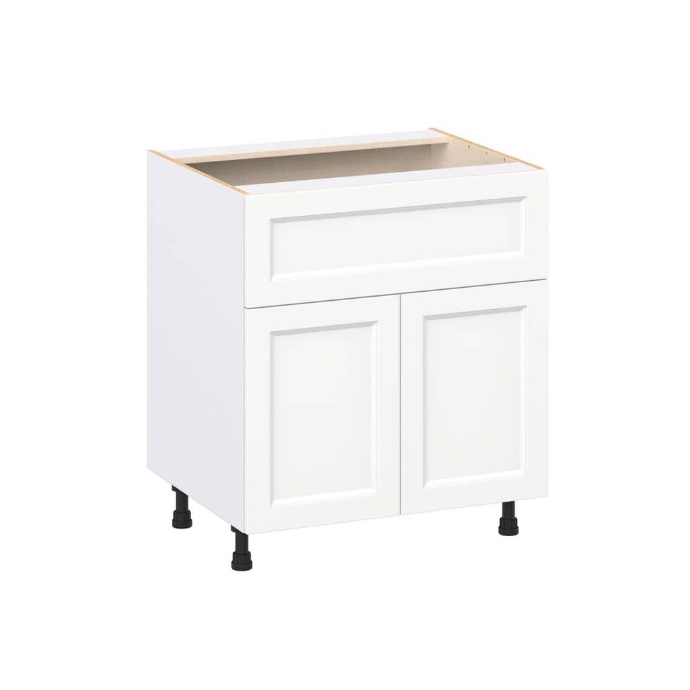 Laramie 30 in. W x 24 in. D x 34.5 in. H Assembled Base Kitchen Cabinet in Painted Bright White with 10 in. Drawer price history on PriceWatchPro
