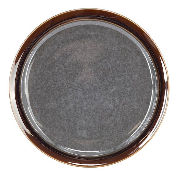 GIBSON elite Priya 16 Piece Stoneware Reactive Glaze Dinnerware  