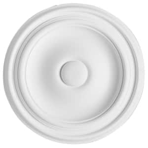 European Collection 10-1/4 in. x 1 in. Traditional Plain Polyurethane Ceiling Medallion