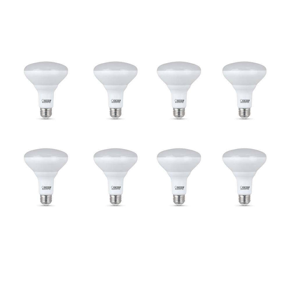 feit electric 65 watt led br30 flood 8 pk