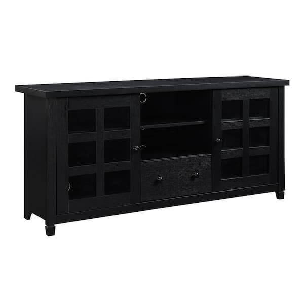 Convenience Concepts Newport Park Lane 1 Drawer TV Stand with Storage Cabinets and Shelves for TVs up to 65 Inches