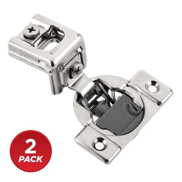 RFF Series 1-1/4 in. Overlay 35 mm Soft Close Wrap-Around 105° Framed Cabinet Hinge (2-Pack)
