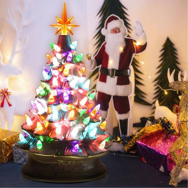 Ceramic Christmas Tree Lights 45 Star Bulbs New 9 Colors  *SPECIAL* 