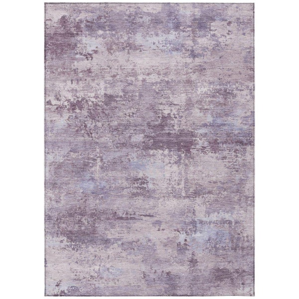 Chantille Machine Washable Indoor/Outdoor Abstract ACN2370 Lavender 3 ft. x 4 ft. Area Rug