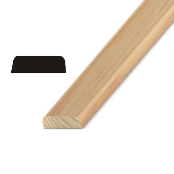 Kelleher 1/4 in. x 3/4 in. Pine Flat Screen Moulding