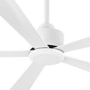 Melony 52 in. 6-Speed Indoor White Ceiling Fans with Remote Control